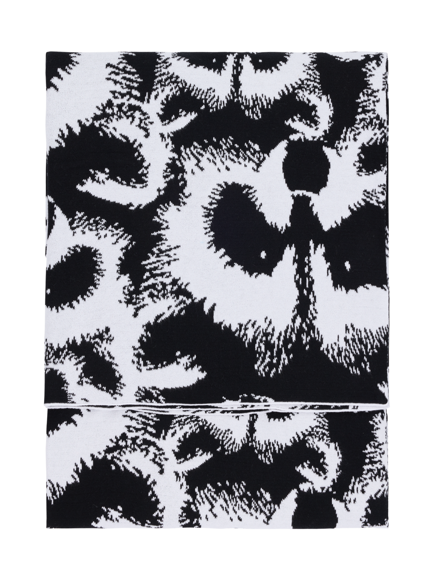 20675-4682-03-04; Finlayson Pesue Torkkupeitto Mustavalkoinen / 125x150 cm 