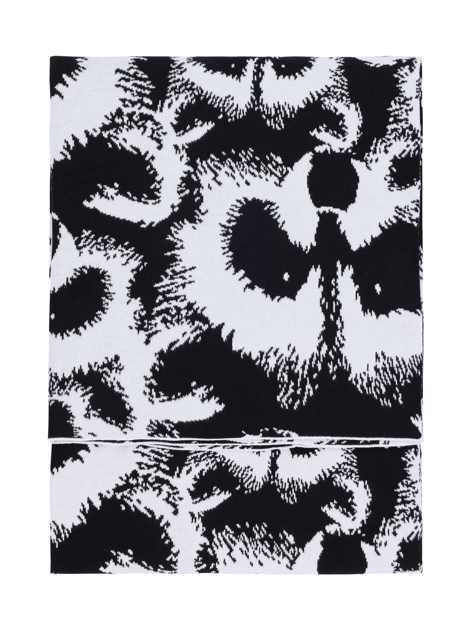 20675-4682-03-04; Finlayson Pesue Torkkupeitto Mustavalkoinen / 125x150 cm 