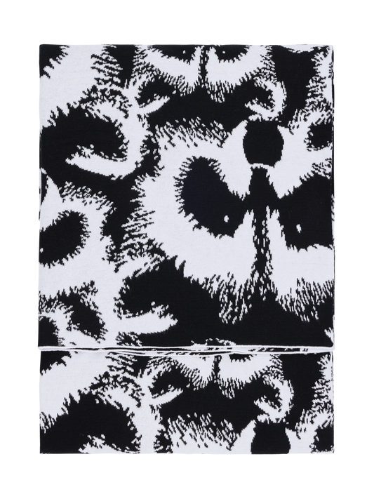 20675-4682-03-04; Finlayson Pesue Torkkupeitto Mustavalkoinen / 125x150 cm 