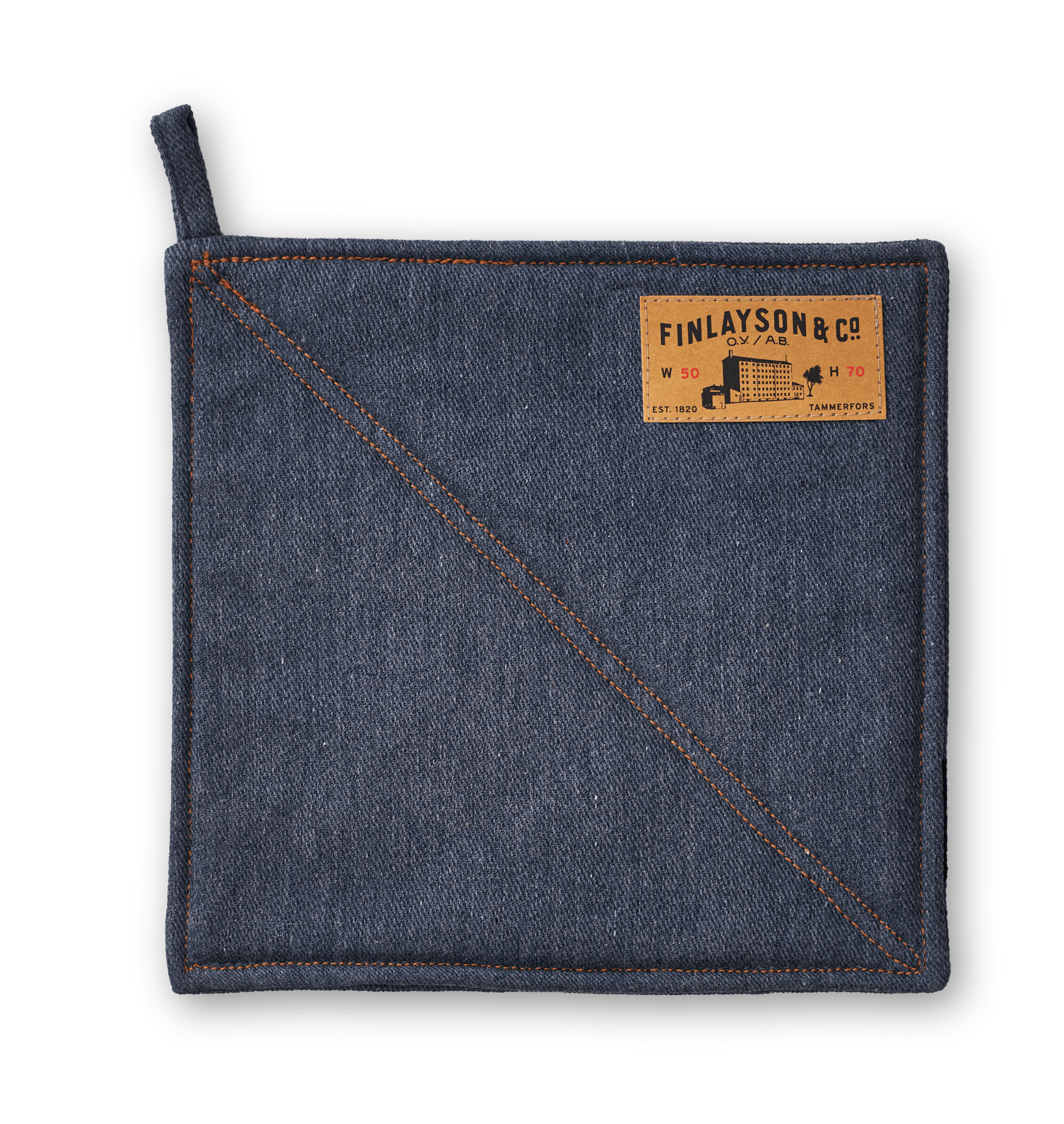 80017-0100-01-10; Finlayson FI Old jeans Patalappu 2 kpl Sininen / 22x22 cm