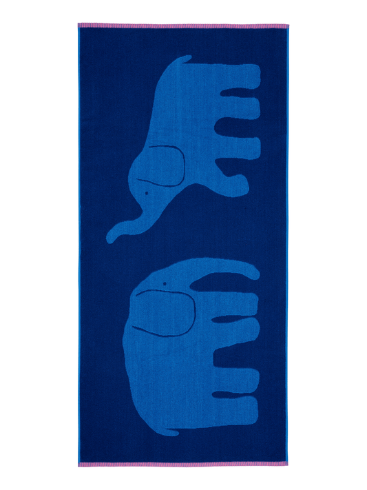 70564-5415-02-06; Finlayson FI Elefantti vapaa pyyhe Sininen / 70x150 cm