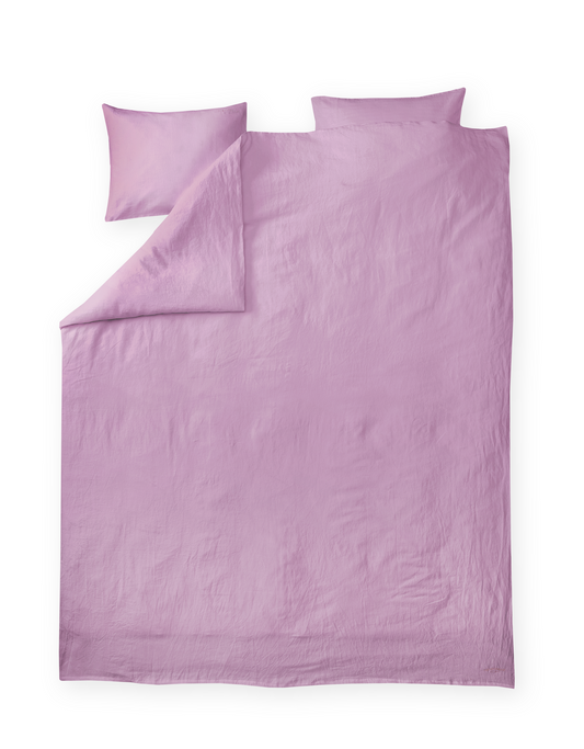 60765-0200-09-05; Finlayson Lino Parivuoteen pellavapussilakanasetti Violetti / 240x210 + 50x60 cm 