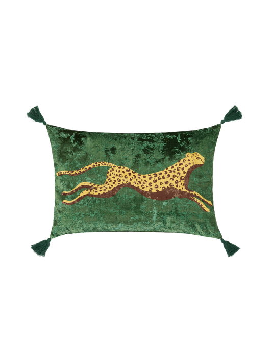 31734-5518-01-04; Finlayson Wildcat Koristetyyny Tummanvihreä / 40x60 cm 