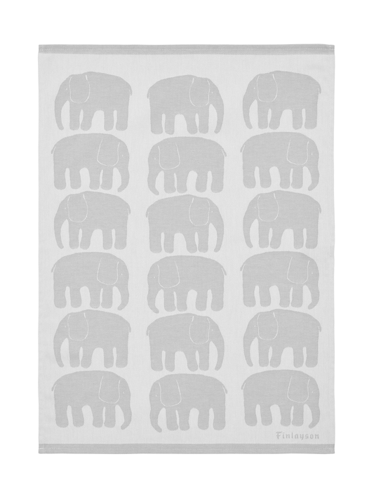 70900-4547-03-10; Finlayson Elefantti Keittiöpyyhe Harmaa / 50x70 cm 