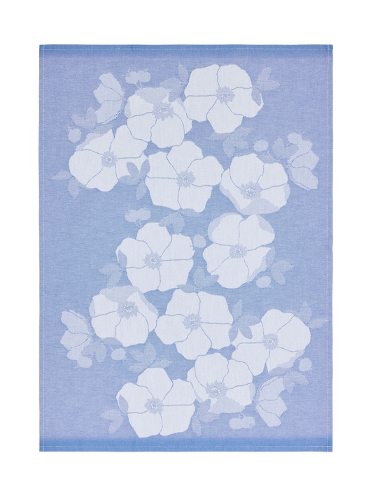 70940-5489-04-10; Finlayson Rosa Keittiöpyyhe 2 kpl Tummansininen / Valkoinen / 50x70 cm 