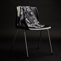 70900-5481-01-10; Finlayson Spot the dog Keittiöpyyhe Tummanharmaa / Musta / Lime / 50x70 cm 