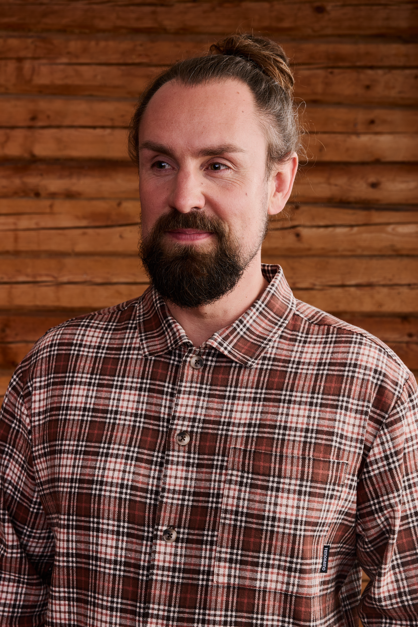 22751435001_1; Finlayson Reino Flanellipyjama Ruskea / M 