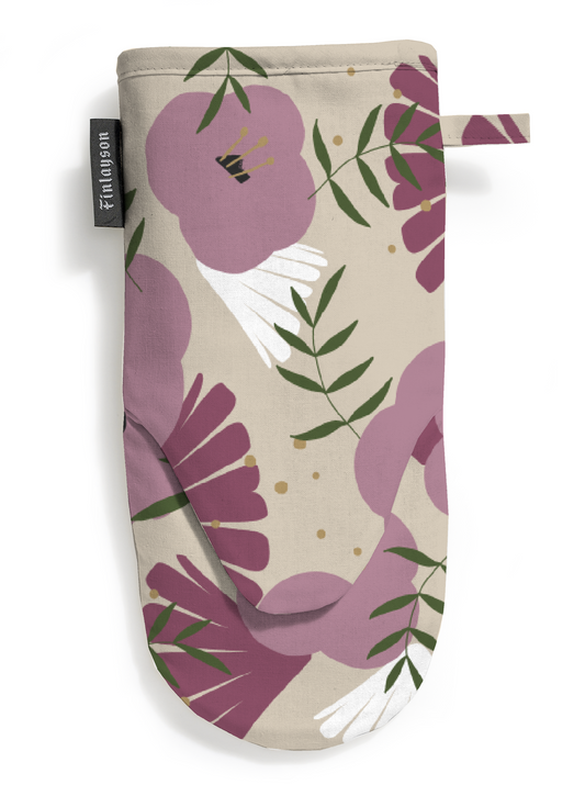 80008-5138-03-10; Finlayson Anni Patakinnas Malva / Beige / 15x30 cm 