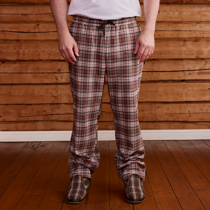 22751433001; Finlayson Reino Pyjamahousut Ruskea / S 