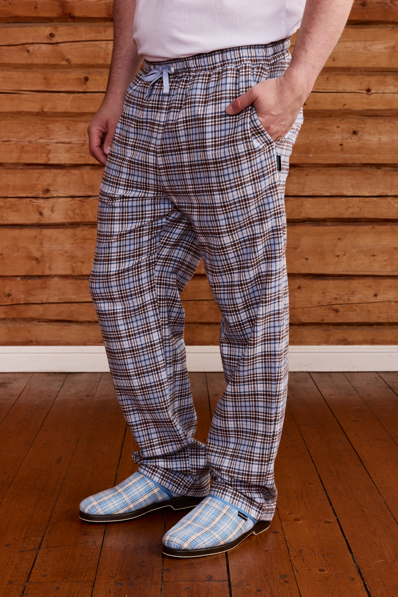 22751429001_2; Finlayson Reino Pyjamahousut Vaaleansininen / S 