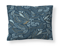 60138-5053-03-10; Finlayson Pihamaa Satiinityynyliina Petroolinsininen / 50x60 cm 