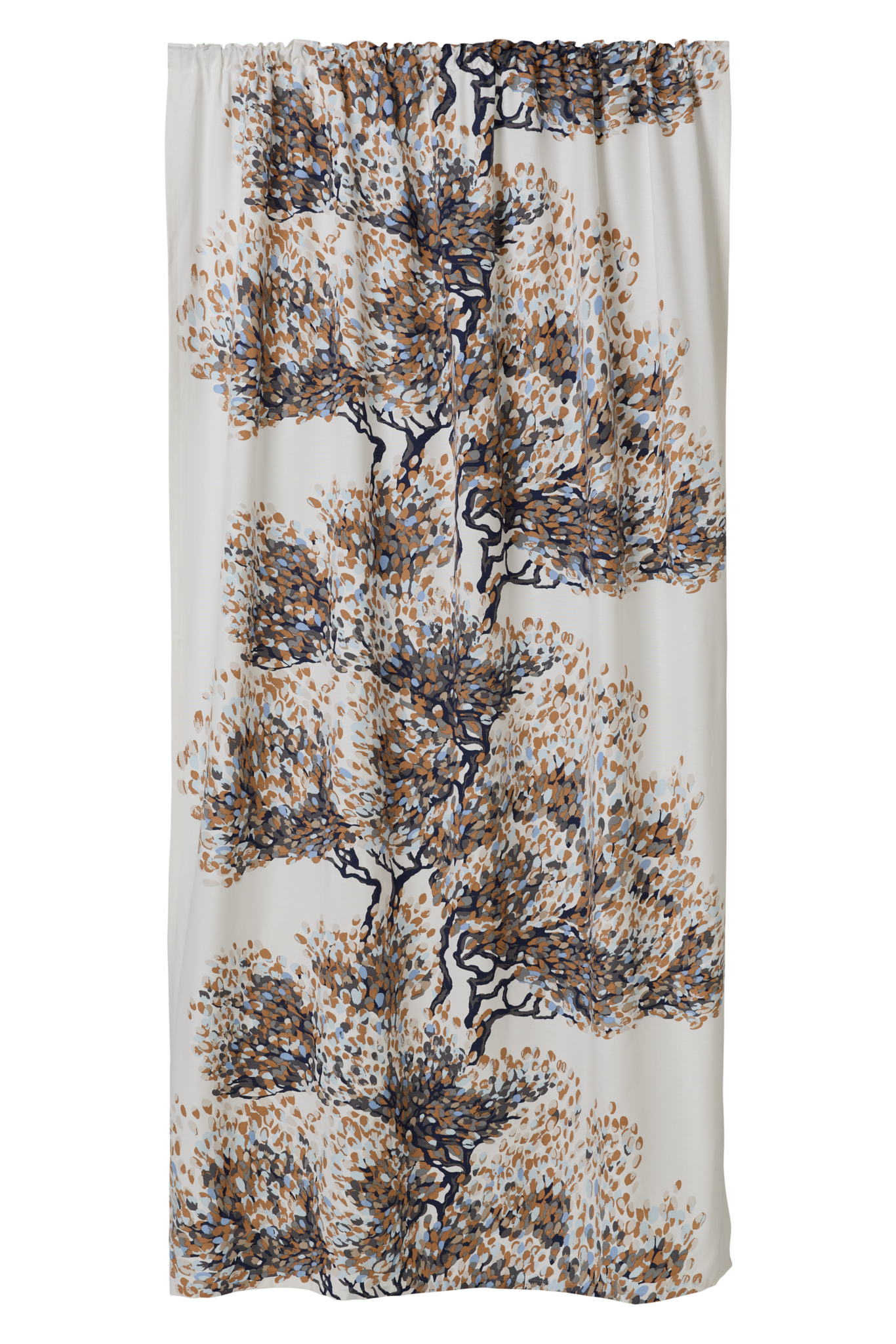 108580-1600; Finlayson Väre Curtains Beige-sininen / 140x250 cm 