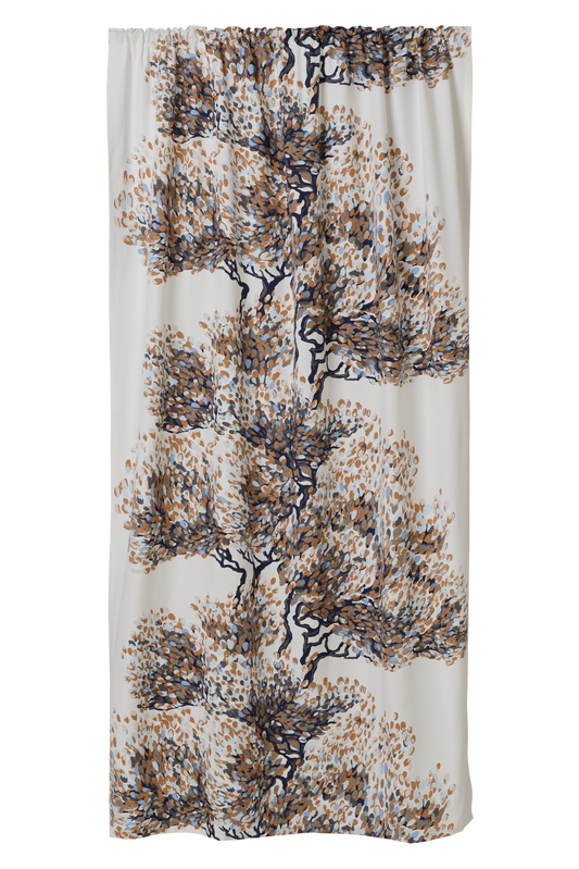 108580-1600; Finlayson Väre Curtains Beige-sininen / 140x250 cm 