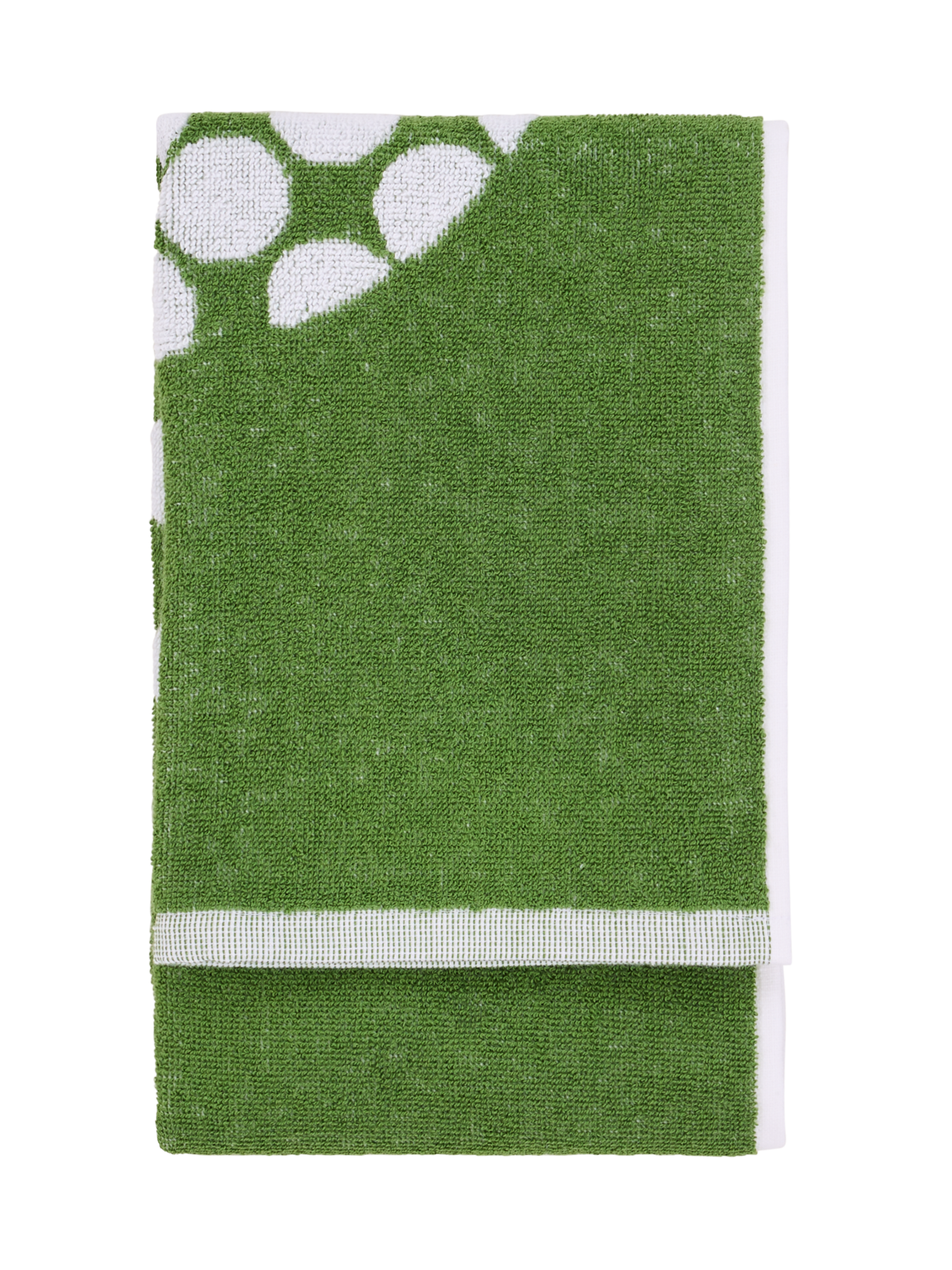 71063-1367-05-12_3; Finlayson Optinen omena Käsipyyhe Vihreä / 50x70 cm 