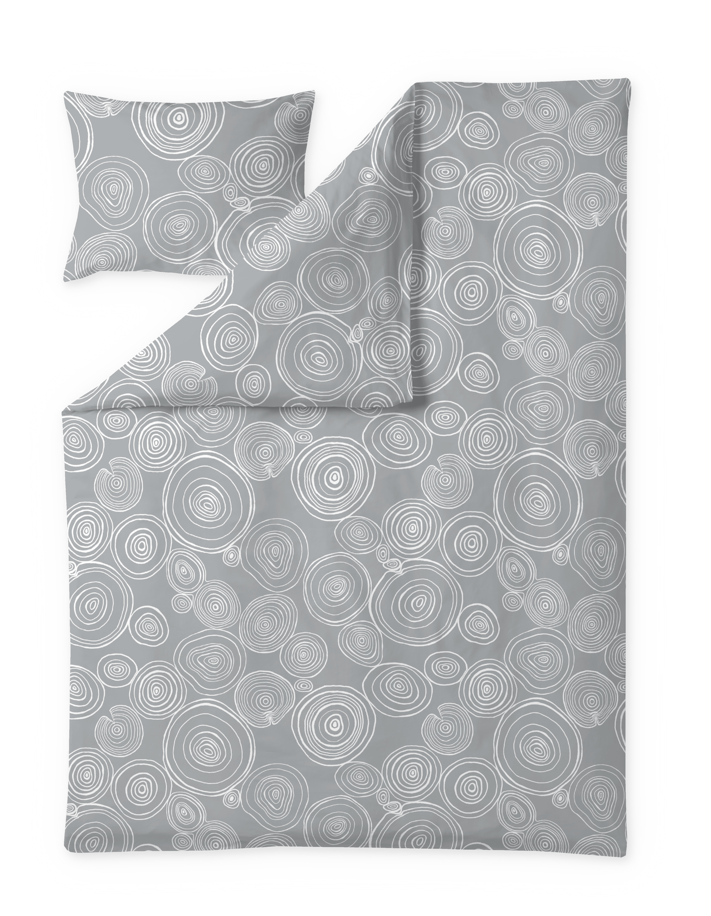 60712-5471-01-06; Finlayson Tarina Satiinipussilakanasetti Harmaa / 150x210 + 50x60 cm