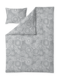 60712-5471-01-06; Finlayson Tarina Satiinipussilakanasetti Harmaa / 150x210 + 50x60 cm