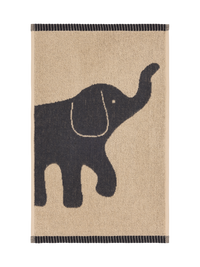 71562-5415-04-12; Finlayson Elefantti Vapaa Käsipyyhe Tummanharmaa / Beige / 30x50 cm 