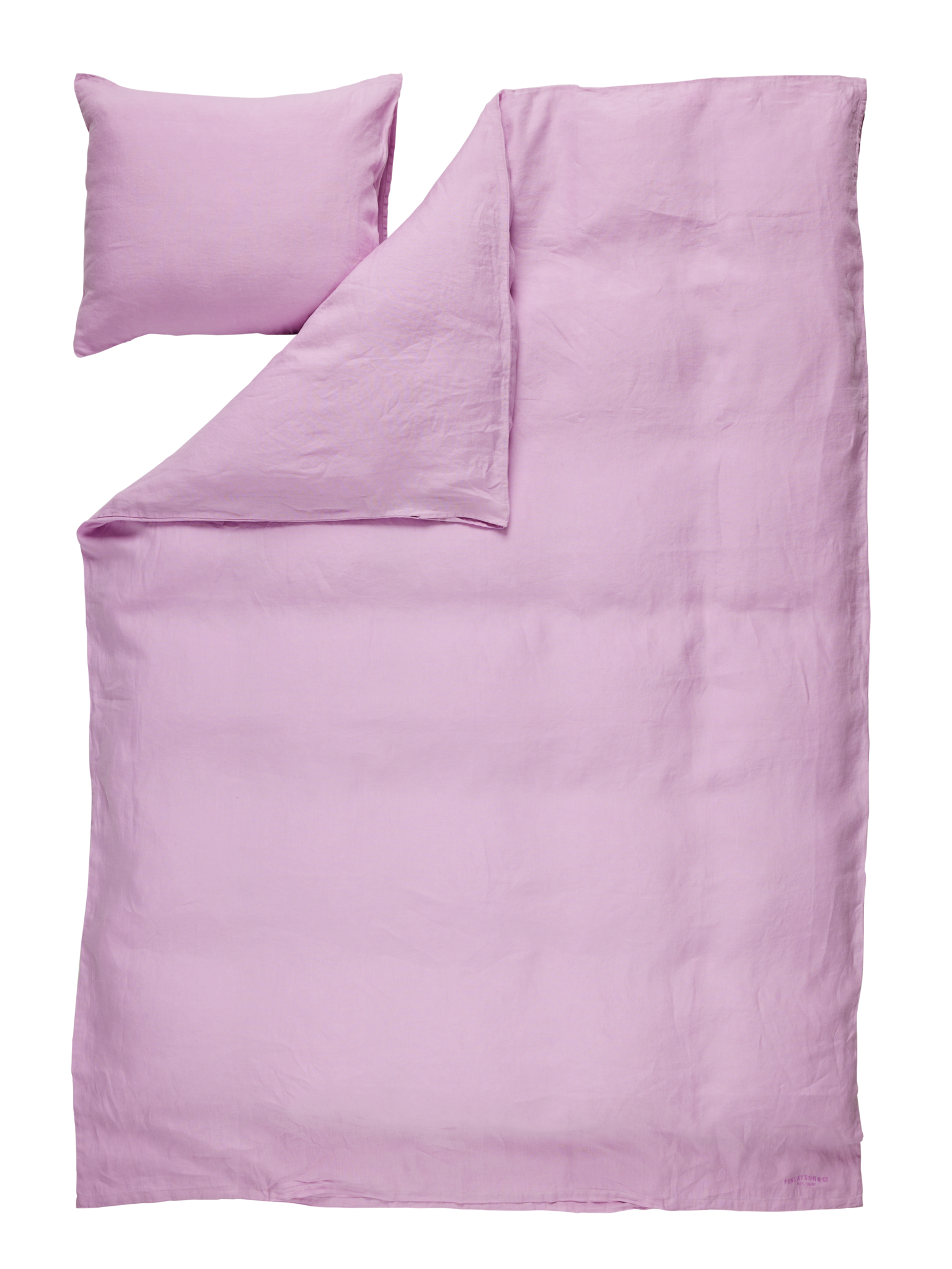 60760-0200-09-06; Finlayson Lino Pellava  pussilakanasetti Violetti / 150x210 + 50x60 cm 