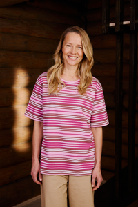 22784431001; Finlayson Aino T-paita Pinkki / S 