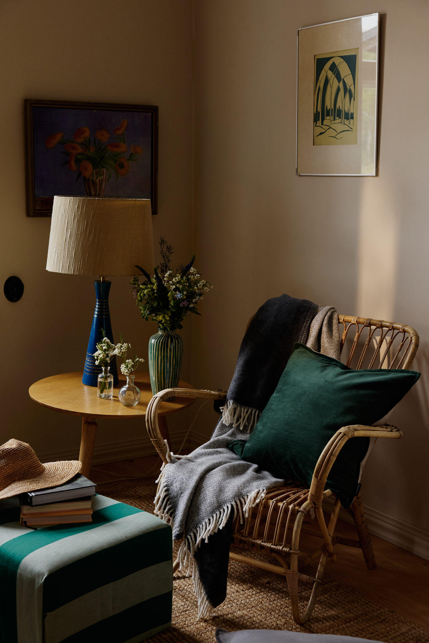 81826-0300-06-04_3; Finlayson Lumoava Koristetyynynpäällinen Tummanvihreä / 50x50 cm 