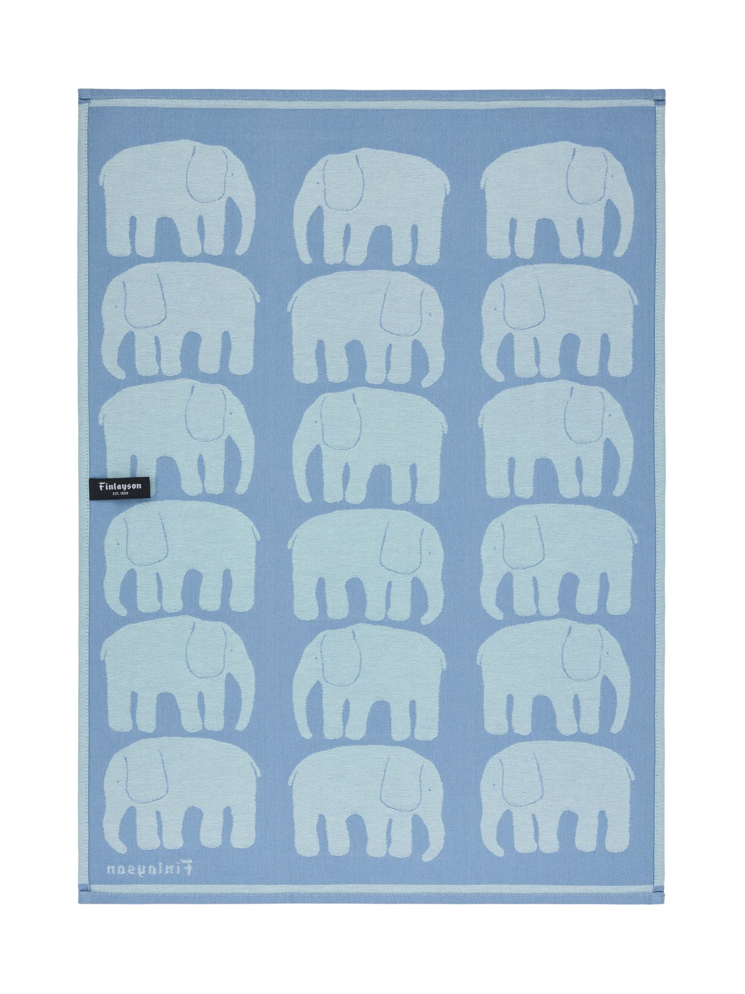 70940-4547-07-10_6; Finlayson Elefantti Keittiöpyyhe 2 kpl Siniharmaa / Mintunvihreä / 50x70 cm 