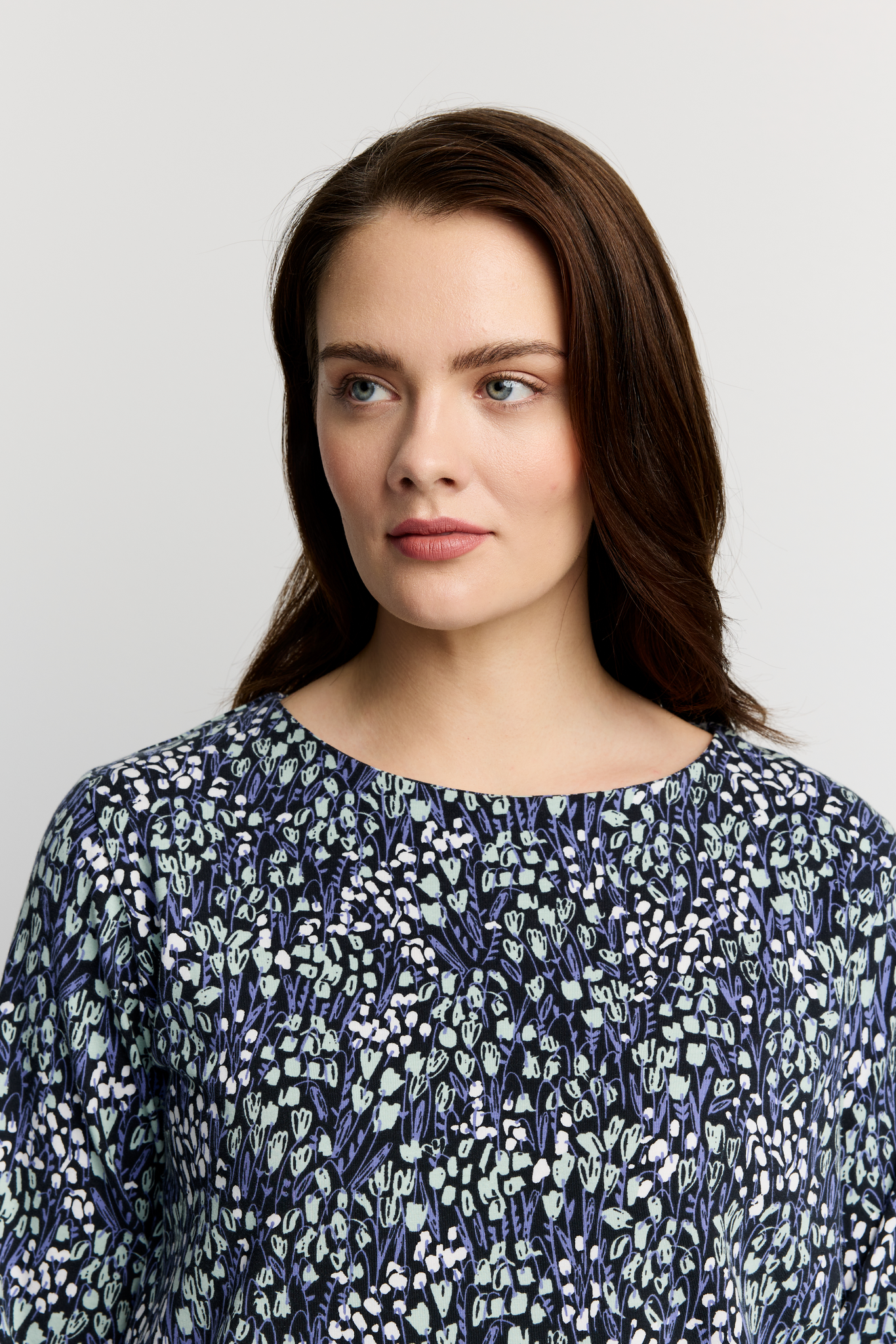 22784452006_1; Finlayson KUISKU Trikootunika Tummansininen / Salvianvihreä / XXL 