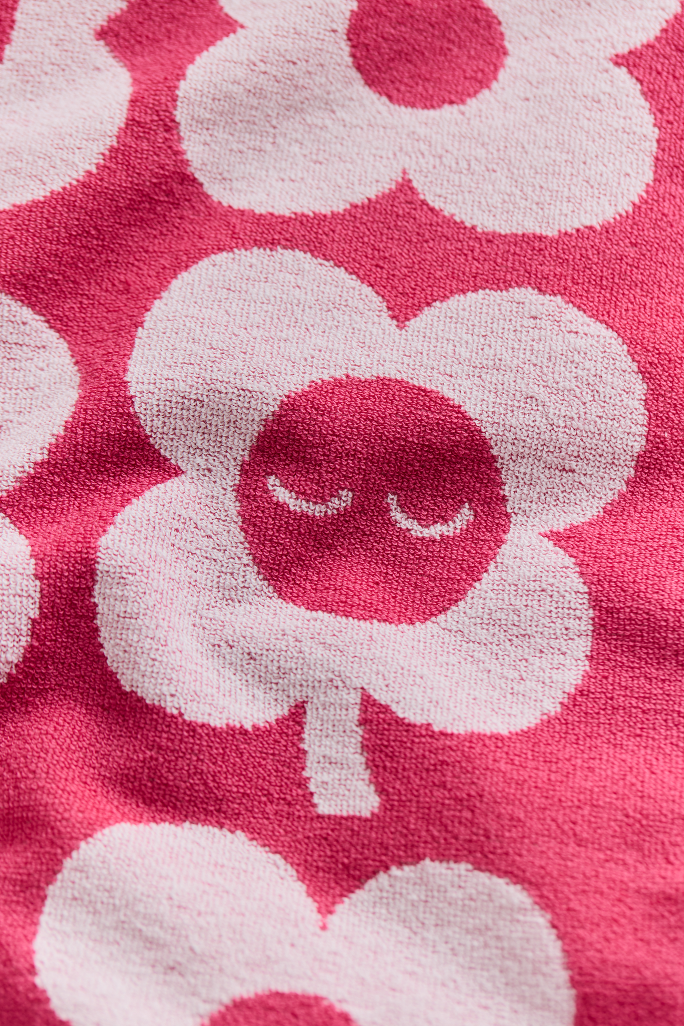 70563-5497-02-12_1; Finlayson Kukka Käsipyyhe Pinkki / 50x70 cm 