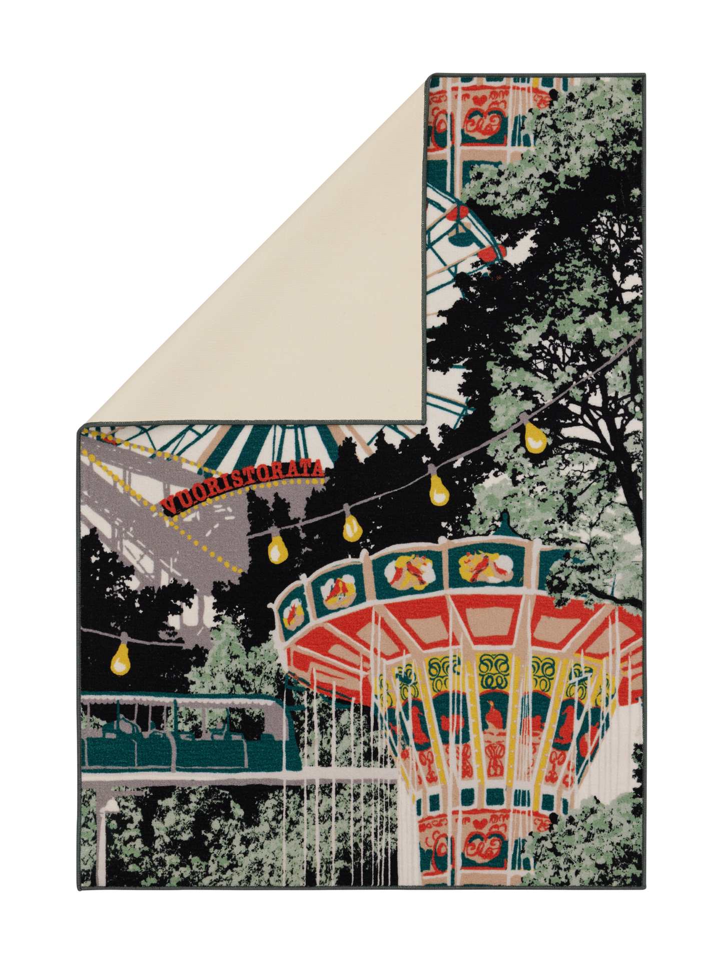 109226-8000_2; Finlayson Lintsi Midfloor Rug Monivärinen / 133x190 cm 