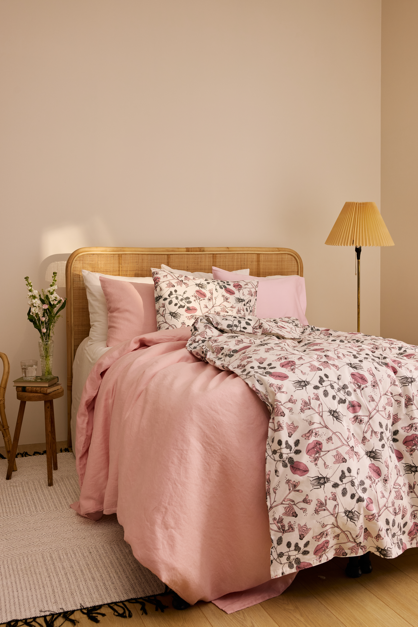 60260-0200-03-10_2; Finlayson Lino Pellavatyynyliina Roosa / 50x60 cm 