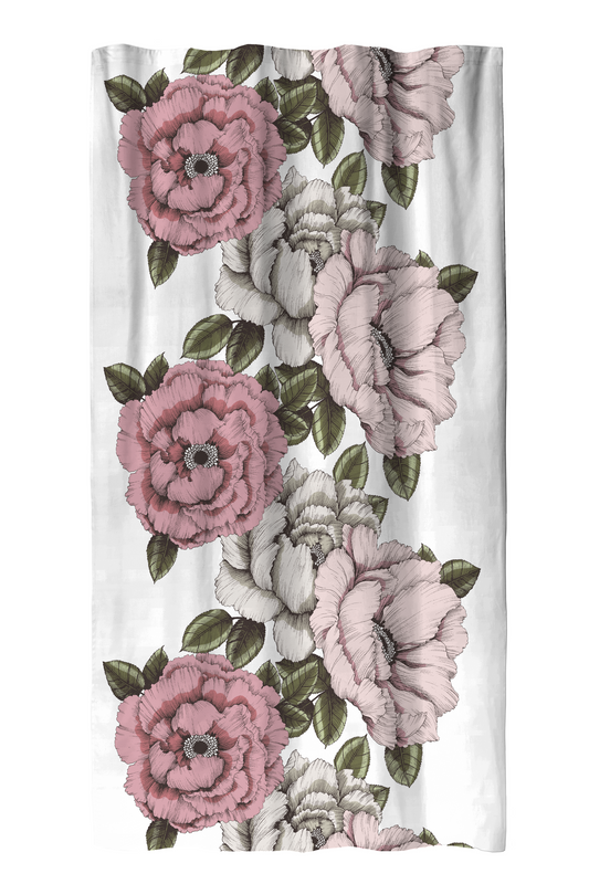 CT002457-4271; Finlayson Vallila Alma Verho Pinkki-vihreä / 140x250 cm 