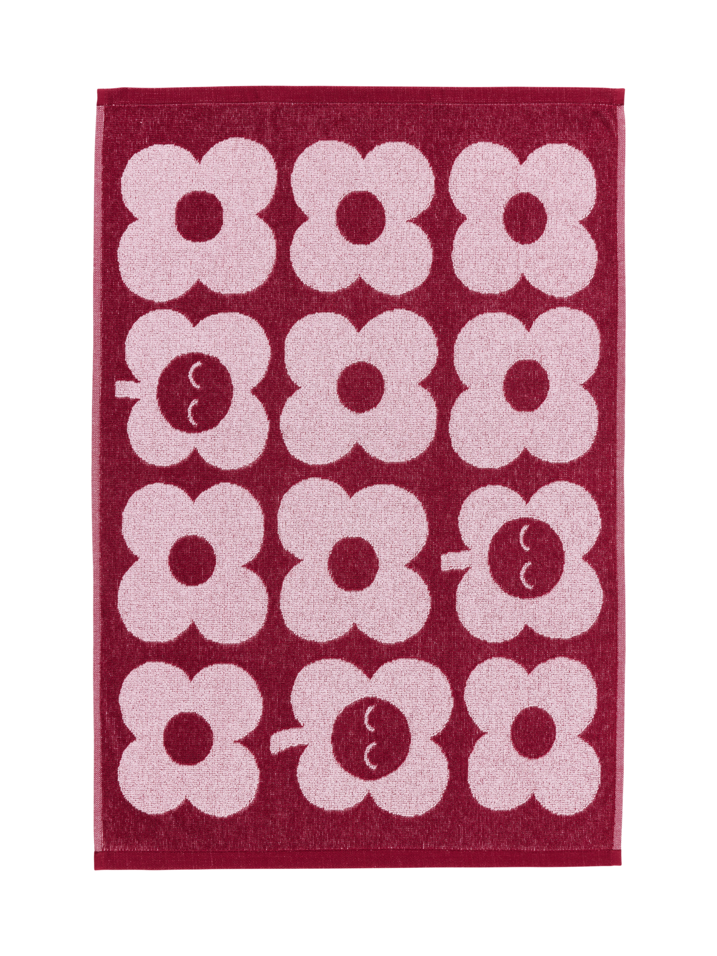 70563-5497-03-12; Finlayson KUKKA Käsipyyhe Viininpunainen / Roosa / 50x70 cm 