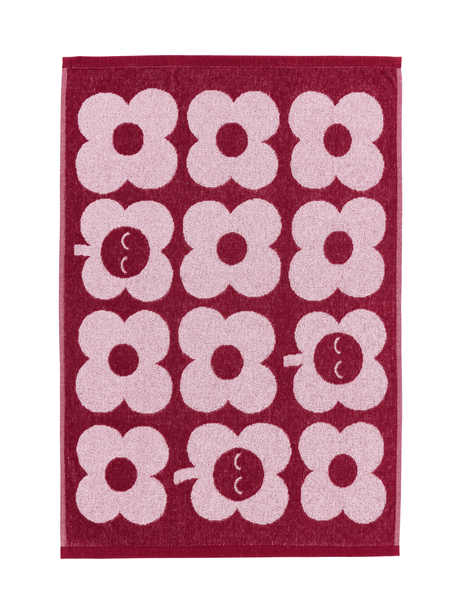70563-5497-03-12; Finlayson KUKKA Käsipyyhe Viininpunainen / Roosa / 50x70 cm 
