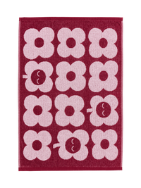 70563-5497-03-12; Finlayson KUKKA Käsipyyhe Viininpunainen / Roosa / 50x70 cm 