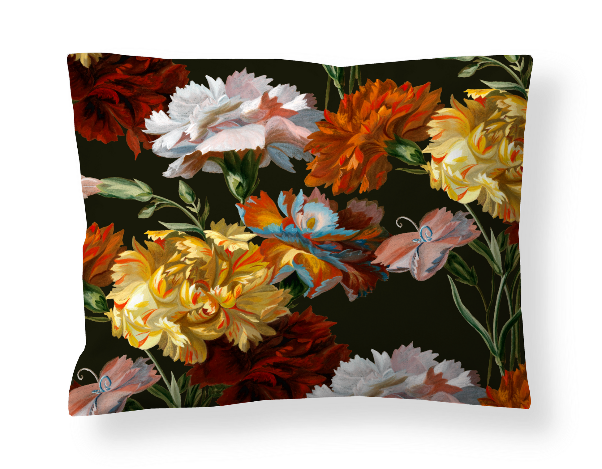 60138-5405-01-10; Finlayson Kukkia Satiinityynyliina Monivärinen / 50x60 cm 