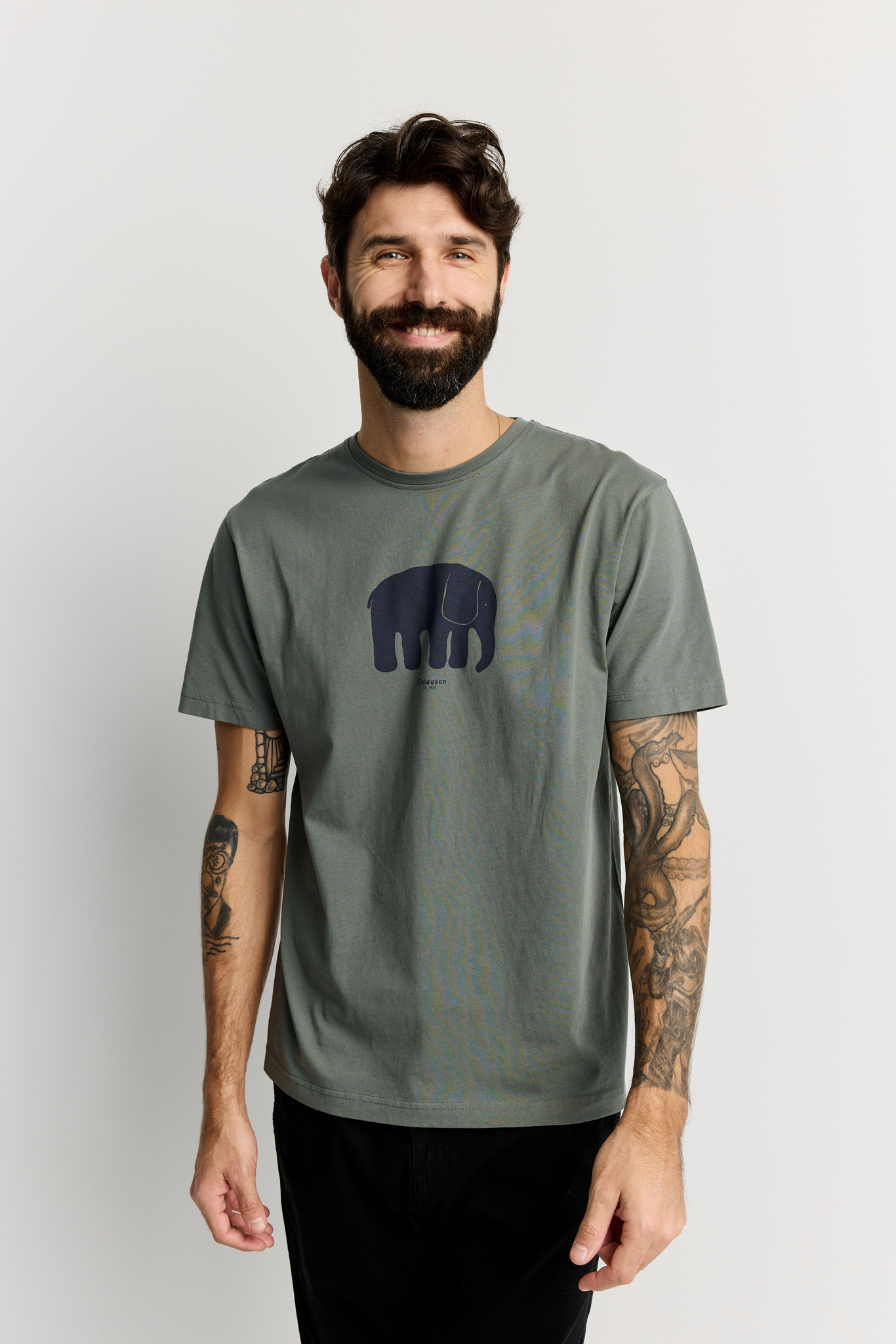 22782538004; Finlayson ELEFANTTI T-Paita Mineraalin vihreä / XL 