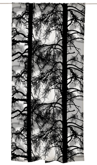 108107-115; Finlayson Vallila Kelohonka Verho Savunharmaa / 140x250 cm 