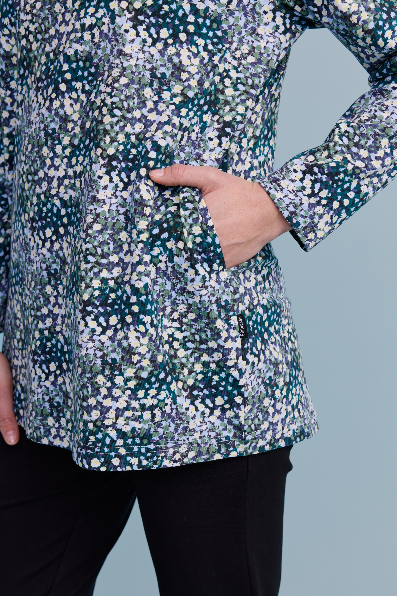 22595452004_4; Finlayson Leinikki Trikootunika Sininen / XL 