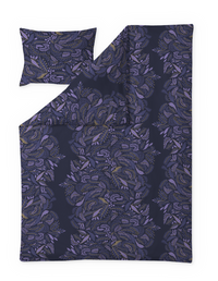 60712-5053-04-06; Finlayson Pihamaa Satiinipussilakanasetti Violetti / 150x210 + 50x60 cm 