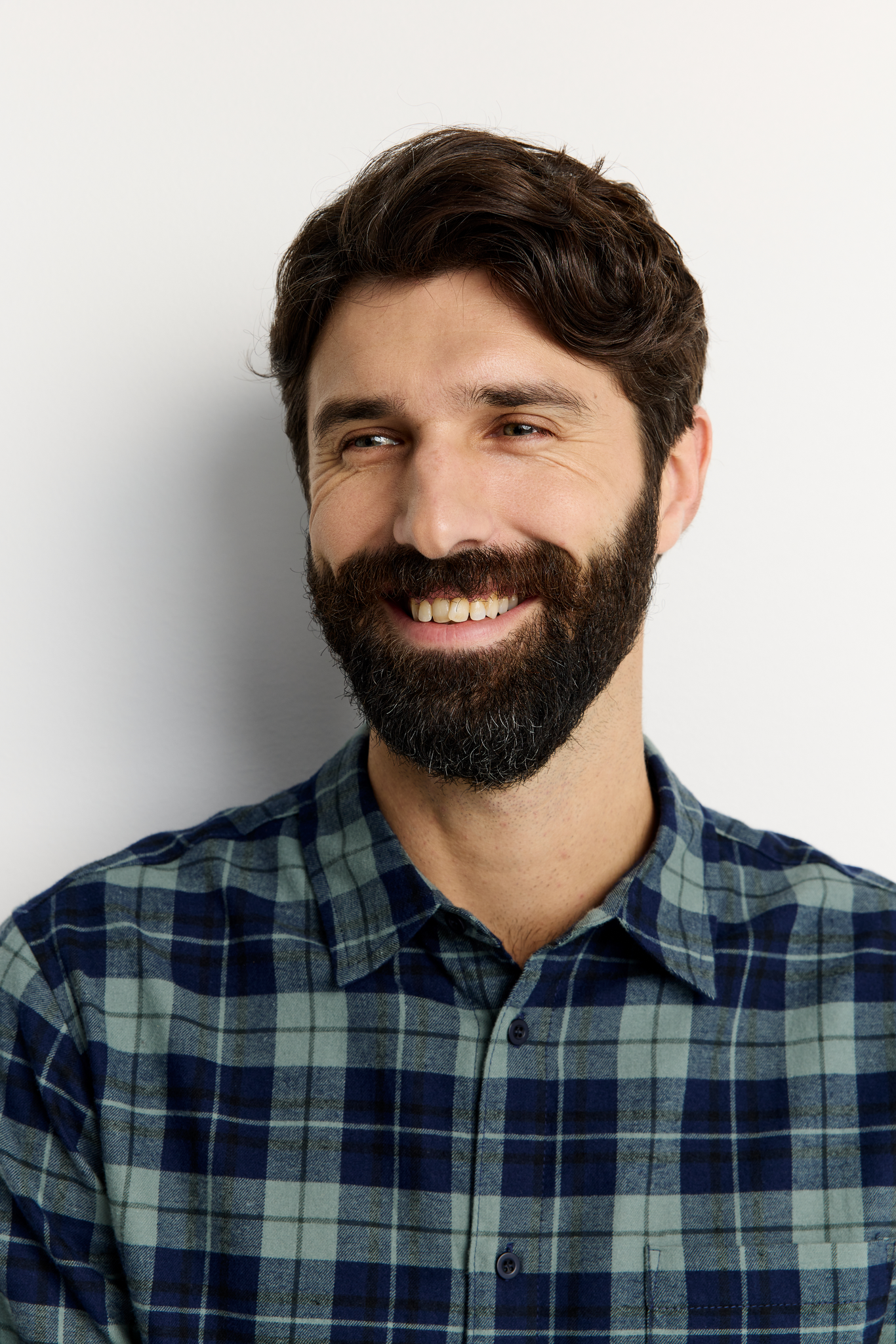 22784495002_5; Finlayson TARTAANI Kauluspaita Tummansininen / Vihreä / L 