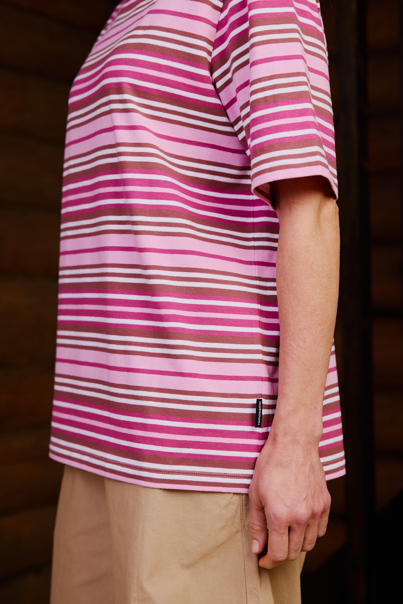 22784431001_4; Finlayson Aino T-paita Pinkki / S 