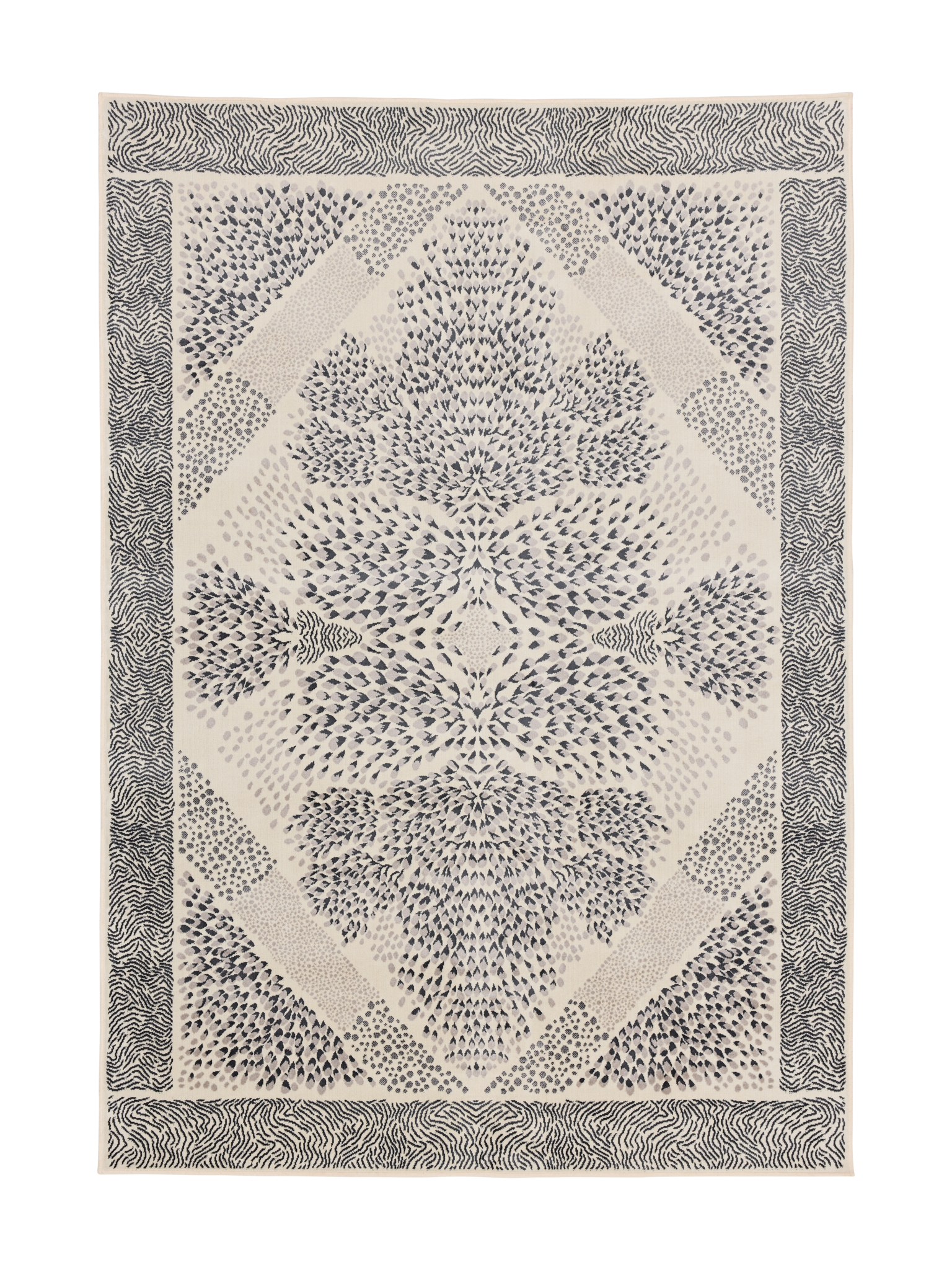 108477-9400; Finlayson Vallila Taiga Matto Harmaa / 160x230 cm 