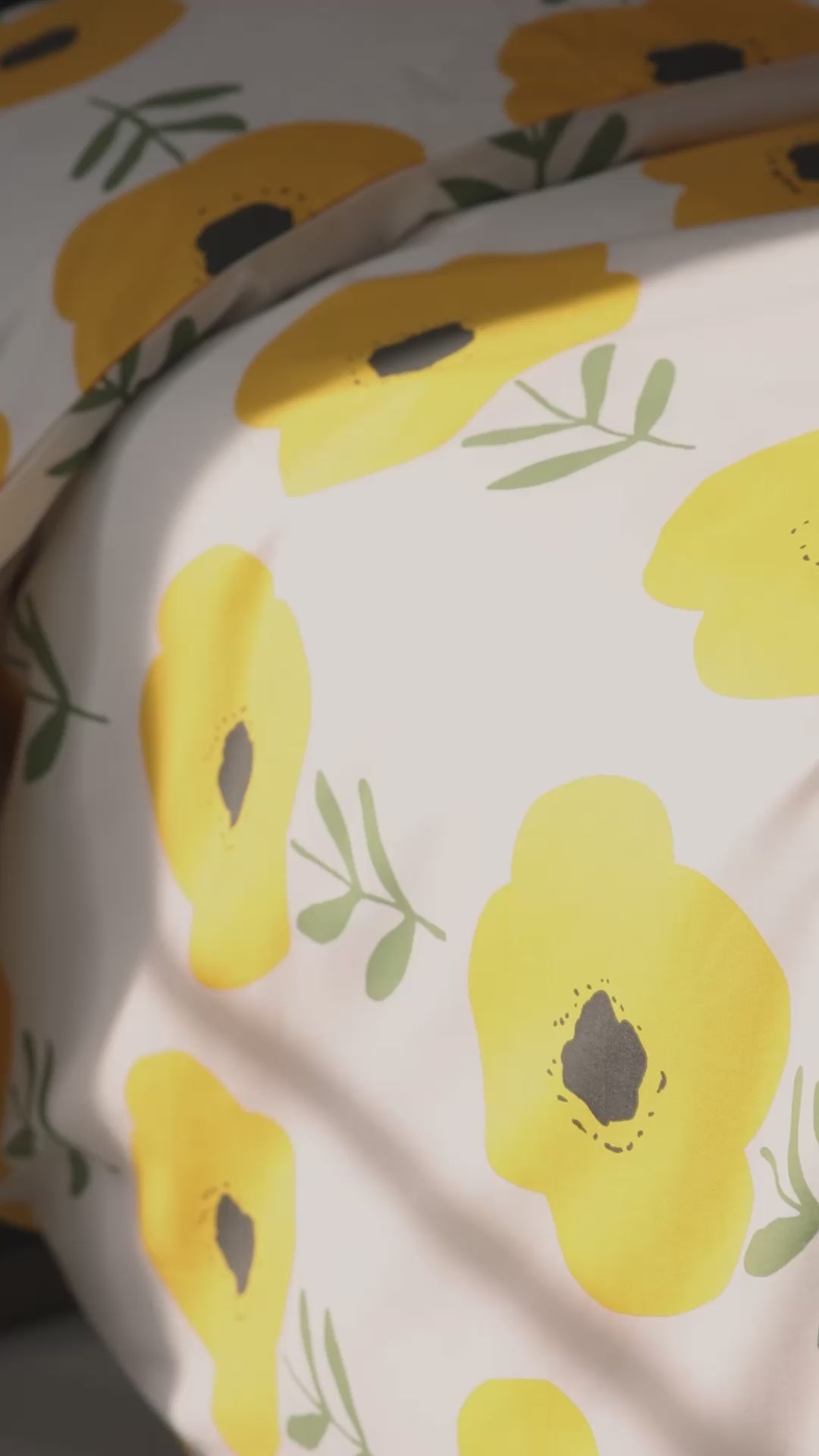 60652-5515-01-06_2; Finlayson Sanelma Pussilakanasetti Keltainen / Vihreä / 150x210 + 50x60 cm 