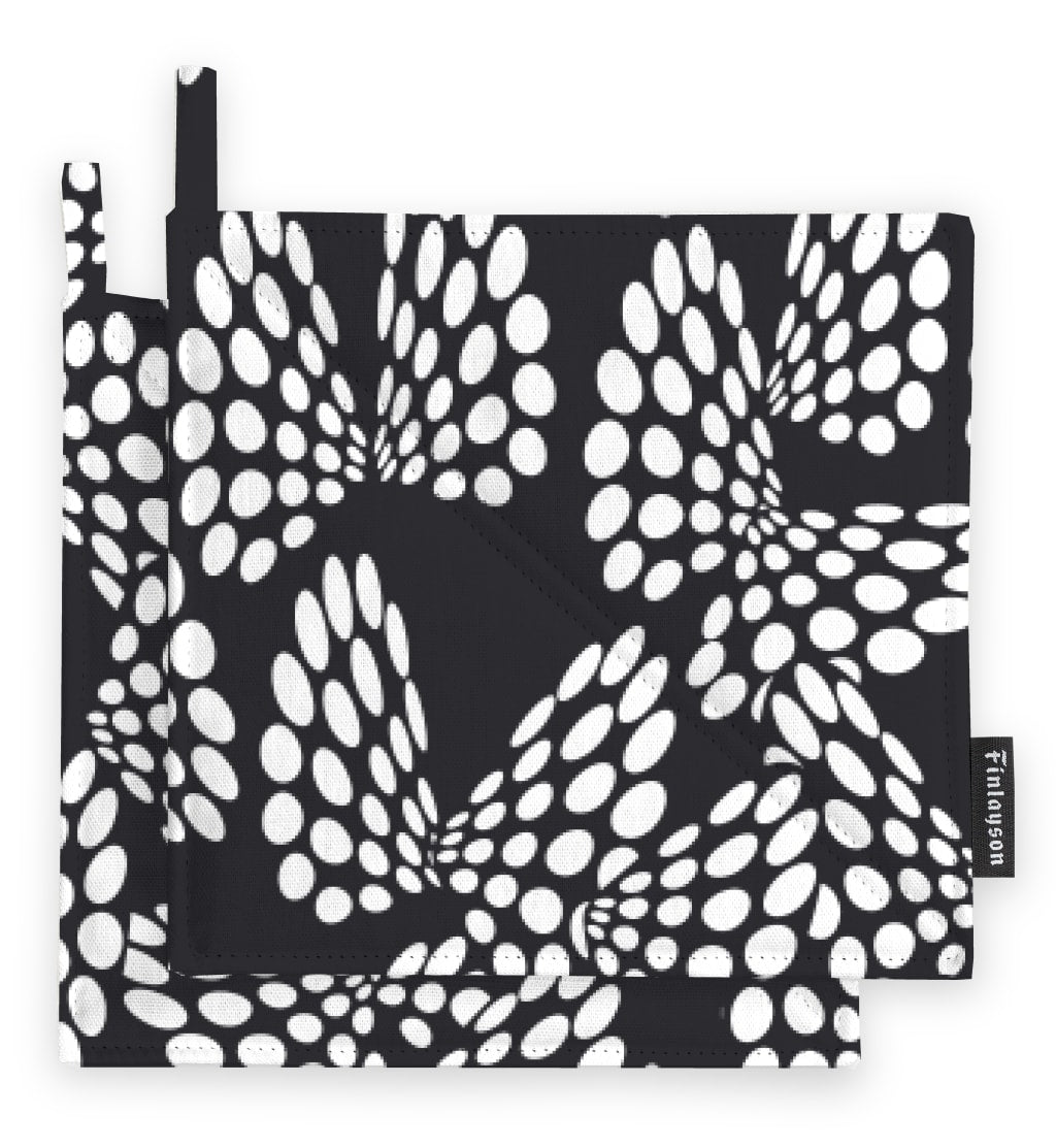 Finlayson FI Parveilu Patalappu 2kpl Musta / 22x22 cm